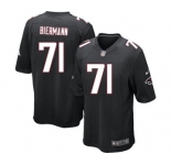 Men's Nike Atlanta Falcons #71 Kroy Biermann Game Black Alternate NFL Jersey