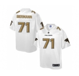 Men's Nike Atlanta Falcons #71 Kroy Biermann Game White Pro Line Fashion NFL Jersey
