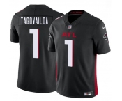 Men's Atlanta Falcons #1 Tua Tagovailoa Black 2026 F.U.S.E. Vapor Untouchable Limited Football Stitched Jersey