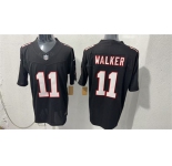Men's Atlanta Falcons #11 Jalon Walker Black F.U.S.E. Vapor Untouchable Limited Football Stitched Jersey