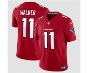 Men's Atlanta Falcons #11 Jalon Walker Red 2026 New F.U.S.E. Vapor Untouchable Limited Football Stitched Jersey