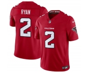 Men's Atlanta Falcons #2 Matt Ryan Red 2026 New F.U.S.E. Vapor Untouchable Limited Football Stitched Jersey