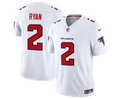 Men's Atlanta Falcons #2 Matt Ryan White 2026 New F.U.S.E. Vapor Untouchable Limited Football Stitched Jersey