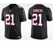 Men's Atlanta Falcons #21 Deion Sanders Black F.U.S.E. Vapor Untouchable Limited Football Stitched Jersey