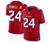 Men's Atlanta Falcons #24 A.J. Terrell Red 2026 New F.U.S.E. Vapor Untouchable Limited Football Stitched Jersey