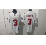 Men's Atlanta Falcons #3 Jessie Bates III White 2026 New F.U.S.E. Vapor Untouchable Limited Football Stitched Jersey