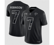 Men's Atlanta Falcons #7 Bijan Robinson Black F.U.S.E. 2026 Salute to Service Limited Football Stitched Jersey