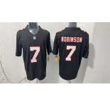 Men's Atlanta Falcons #7 Bijan Robinson Black F.U.S.E. Vapor Untouchable Limited Football Stitched Jersey