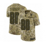 Men's Atlanta Falcons #80 Luke Stocker Limited Camo 2018 Salute to Service Football Jersey