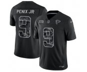 Men's Atlanta Falcons #9 Michael Penix Jr. Black F.U.S.E. 2026 Salute to Service Limited Football Stitched Jersey