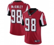 Men's Atlanta Falcons #98 Takkarist McKinley Red Team Color Vapor Untouchable Limited Player Football Jersey