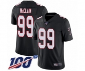 Men's Atlanta Falcons #99 Terrell McClain Black Alternate Vapor Untouchable Limited Player 100th Season Football Jersey