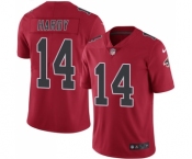 Men's Nike Atlanta Falcons #14 Justin Hardy Elite Red Rush Vapor Untouchable NFL Jersey
