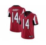 Men's Nike Atlanta Falcons #14 Justin Hardy Vapor Untouchable Limited Red Team Color NFL Jersey
