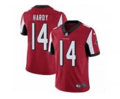 Men's Nike Atlanta Falcons #14 Justin Hardy Vapor Untouchable Limited Red Team Color NFL Jersey