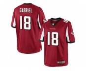 Men's Nike Atlanta Falcons #18 Taylor Gabriel Limited Red Team Color NFL Jersey