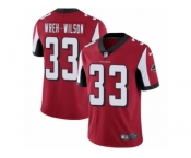 Men's Nike Atlanta Falcons #33 Blidi Wreh-Wilson Red Team Color Vapor Untouchable Limited Player NFL Jersey