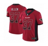 Men's Nike Atlanta Falcons #37 Ricardo Allen Limited Red Rush Drift Fashion NFL Jersey