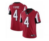Men's Nike Atlanta Falcons #4 Brett Favre Limited Red Team Color NFL Jersey