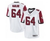Men's Nike Atlanta Falcons #64 Sean Harlow Limited White NFL Jersey