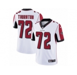 Men's Nike Atlanta Falcons #72 Hugh Thornton Vapor Untouchable Limited White NFL Jersey
