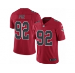 Men's Nike Atlanta Falcons #92 Dontari Poe Limited Red Rush NFL Jersey