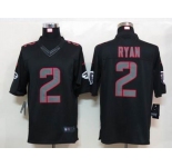 nike nfl jerseys atlanta falcons #2 matt ryan black[nike limited]