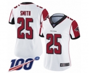 Women's Atlanta Falcons #25 Ito Smith White Vapor Untouchable Limited Player 100th Season Football Jersey