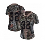 Women's Atlanta Falcons #32 Johnathan Cyprien Limited Camo Rush Realtree Football Jersey