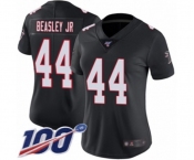 Women's Atlanta Falcons #44 Vic Beasley Black Alternate Vapor Untouchable Limited Player 100th Season Football Jersey
