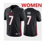 Women's Atlanta Falcons #7 Younghoe Koo New Black Vapor Untouchable Limited Stitched NFL Jersey
