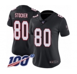 Women's Atlanta Falcons #80 Luke Stocker Black Alternate Vapor Untouchable Limited Player 100th Season Football Jersey