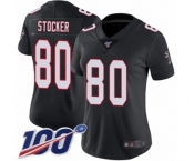 Women's Atlanta Falcons #80 Luke Stocker Black Alternate Vapor Untouchable Limited Player 100th Season Football Jersey
