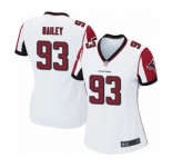 Women's Atlanta Falcons #93 Allen Bailey Game White Football Jersey