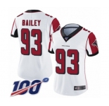 Women's Atlanta Falcons #93 Allen Bailey White Vapor Untouchable Limited Player 100th Season Football Jersey