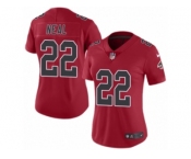 Women's Nike Atlanta Falcons #22 Keanu Neal Limited Red Rush NFL Jersey