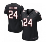Women's Nike Atlanta Falcons #24 Devonta Freeman Black Alternate NFL Jersey