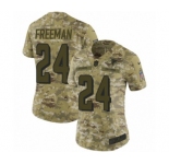 Women's Nike Atlanta Falcons #24 Devonta Freeman Limited Camo 2018 Salute to Service NFL Jersey