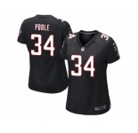 Women's Nike Atlanta Falcons #34 Brian Poole Limited Black Alternate NFL Jersey