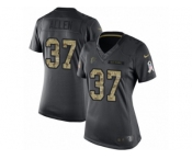 Women's Nike Atlanta Falcons #37 Ricardo Allen Limited Black 2016 Salute to Service NFL Jersey