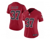 Women's Nike Atlanta Falcons #37 Ricardo Allen Limited Red Rush NFL Jersey