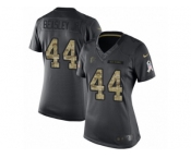 Women's Nike Atlanta Falcons #44 Vic Beasley Limited Black 2016 Salute to Service NFL Jersey