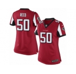 Women's Nike Atlanta Falcons #50 Brooks Reed Limited Red Team Color NFL Jersey