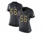 Women's Nike Atlanta Falcons #56 Sean Weatherspoon Limited Black 2016 Salute to Service NFL Jersey