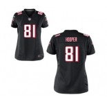 Women's Nike Atlanta Falcons #81 Austin Hooper Black Alternate NFL Jersey