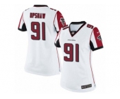 Women's Nike Atlanta Falcons #91 Courtney Upshaw Limited White NFL Jersey