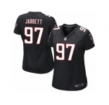 Women's Nike Atlanta Falcons #97 Grady Jarrett Limited Black Alternate NFL Jersey