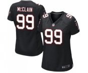 Women's Nike Atlanta Falcons #99 Terrell McClain Game Black Alternate NFL Jersey