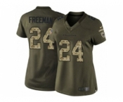 nike women nfl jerseys atlanta falcons #24 freeman army green[nike Limited Salute To Service]