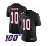 Youth Atlanta Falcons #10 Steve Bartkowski Black Alternate Vapor Untouchable Limited Player 100th Season Football Jersey